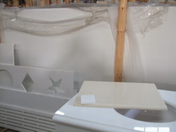 pure white artifical stone