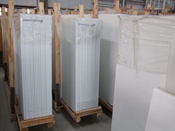 pure white Micro Crystal Stone slabs